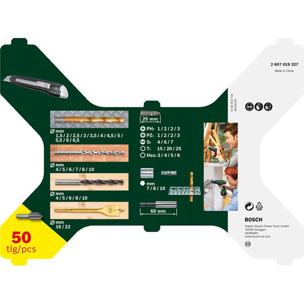 50-piece X-Line Titanium set image 1