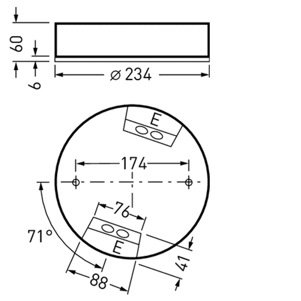 Downlights Onplana Diffuser Anthracite ETDD 9W 1300lm Lambertian (L) IP40 IK06 3 SDCM image 1