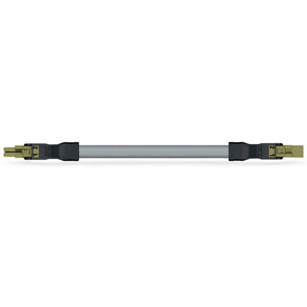 pre-assembled interconnecting cable Eca Socket/plug light green image 2