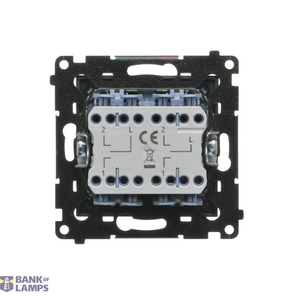 SOON ON SALE, aerial socket type "F" + computer socket RJ45 cat.6, (module), Simon 24, IP20, cashmere image 1