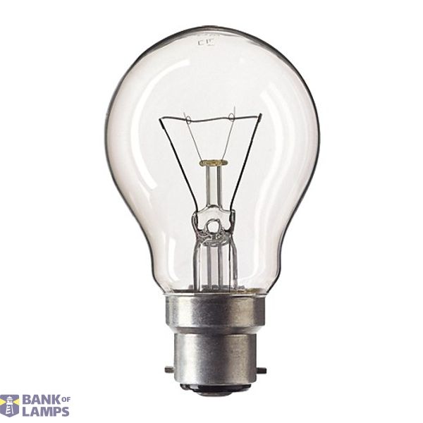 Incandescent Bulb A55 230V 60W B22 clear Bellight image 1