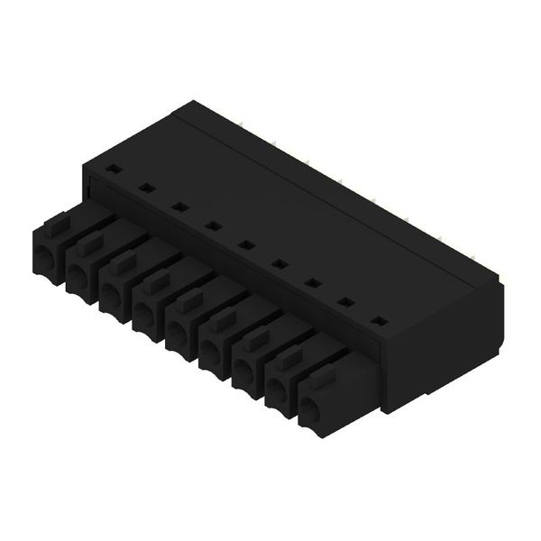 PCB plug-in connector, female plug, 3.81 mm, Number of poles: 9, 180°, PUSH IN with actuator, Clamping range, max. : 1.5 mm², Box image 1