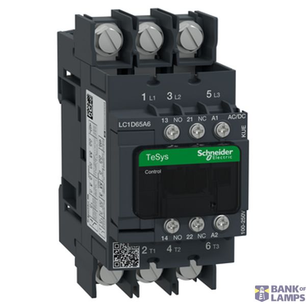 TeSysCTR3P65A AC3NO+NC100-250V ACDC LUGS image 1