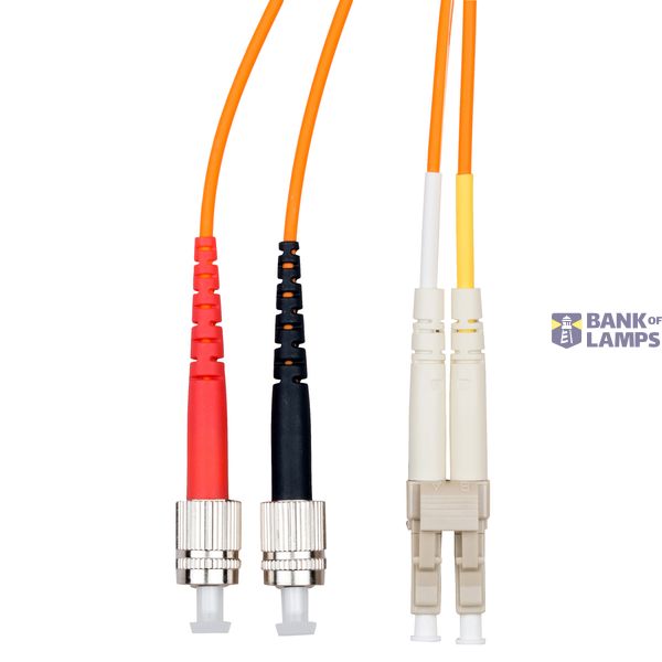FO Patchcord Duplex LC/FC,62,5/125æm OM1, LS0H, orange, 2m image 1