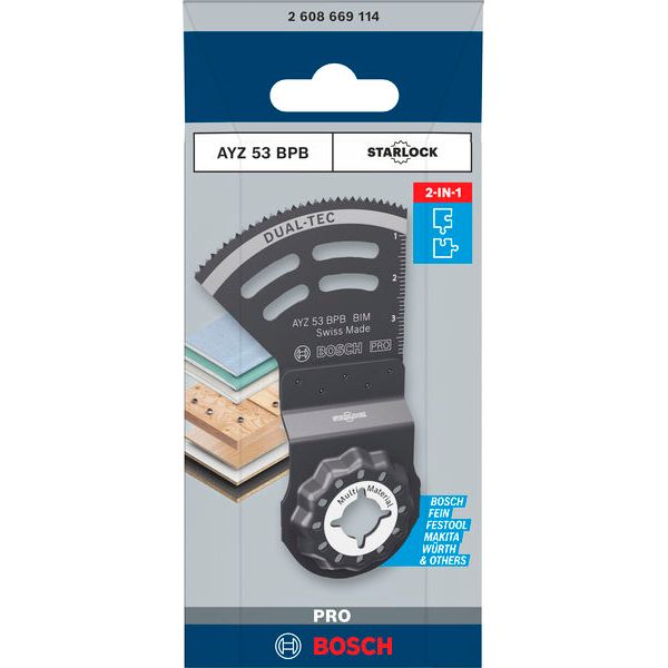 PRO Multi Material AYZ 53 BPB Multitool Blade image 2