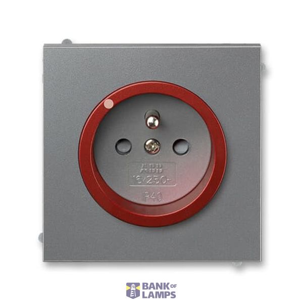 5599M-A02457 71 Socket outlet with earthing pin, with surge protection image 1
