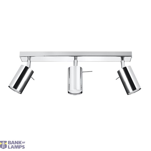 CEILING LAMP RING 3 CHROME GU10 3X40W IP20 image 2