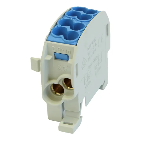 SCB 25 Branch distribution block Al/Cu 80110 SIMBLOCK blue image 1