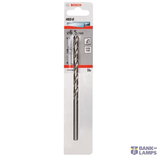 Metal drill bits HSS-G, DIN 340 6,5 x 97 x 148 mm 1 pcs. image 2