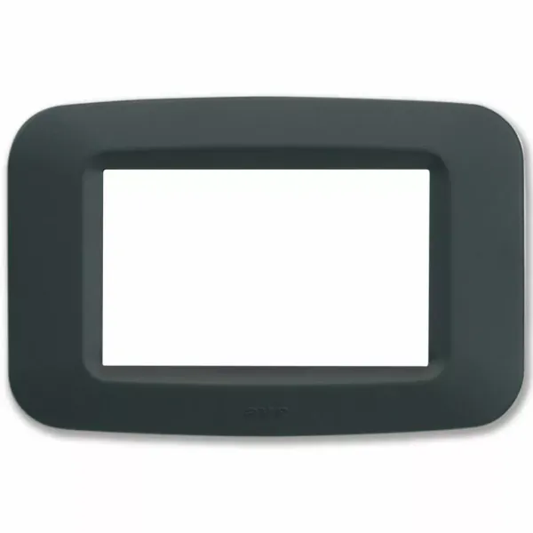 YES MOULDED FR.PLATE 3M. NOIR GREY image 1