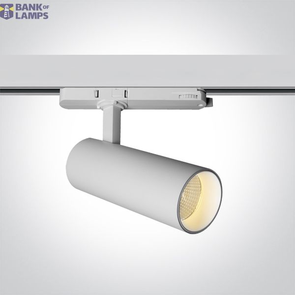 65606BT/W/VWHITE COB 20W PV CCTV TRACK SPOT 230V image 1