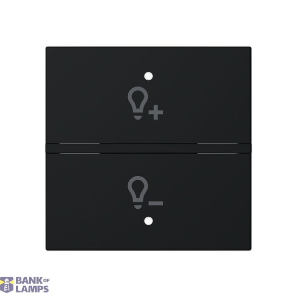 N2221.8 NT COVER SIMB.DIMMER 2M, BLACK image 1