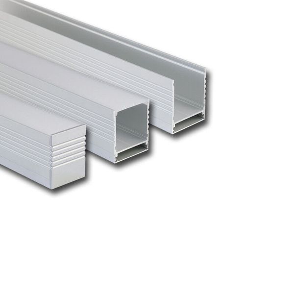 Attached PC aluminum profile, 35x43 mm, without diffuser, 2 m image 1