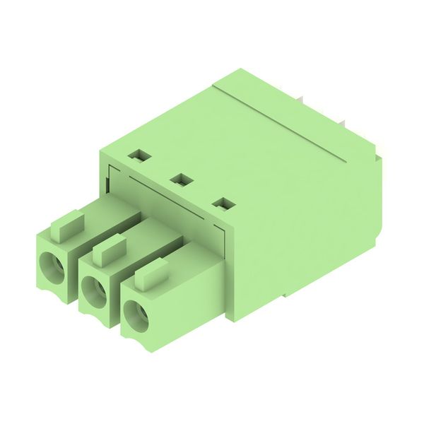PCB plug-in connector, female plug, 3.81 mm, Number of poles: 3, 180°, PUSH IN with actuator, Clamping range, max. : 1.5 mm², Box image 4