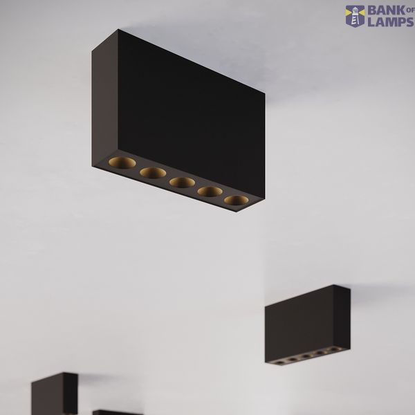 CEILING LAMP SOLE BLACK 4000K LED 5X11W IP20 image 6