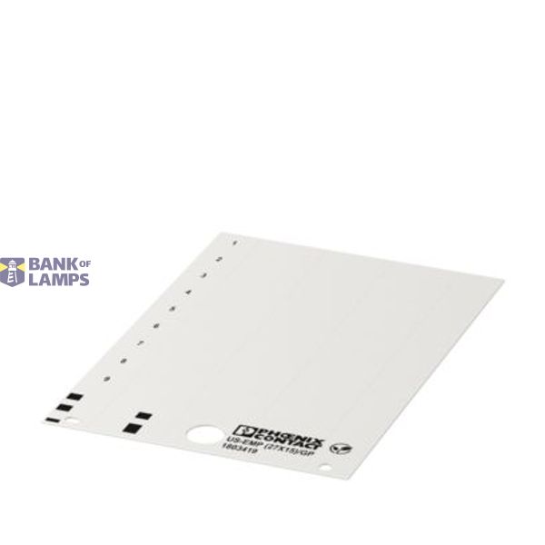 US-EMP (27X15)/GP - Plastic label image 1