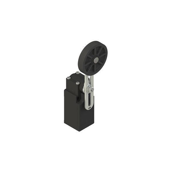 Position switch with adjustable lever and roller image 1