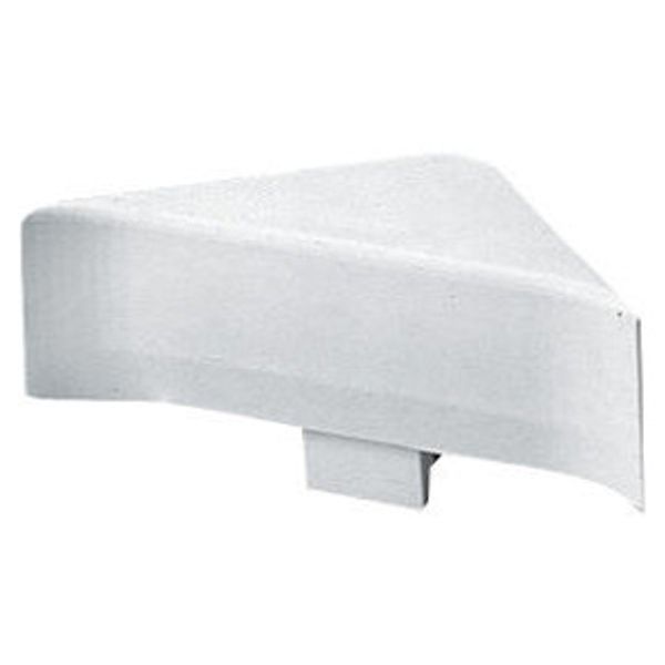 I CHANNEL END PIECE 30X50 RAL9001 image 1