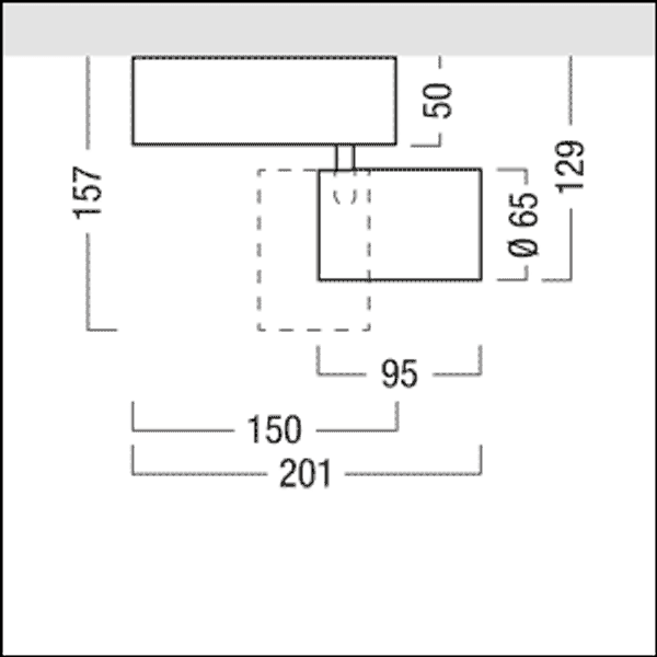 SUP2 L LED1250-930 WFL DIM 3CV WH - LED accent spot image 2