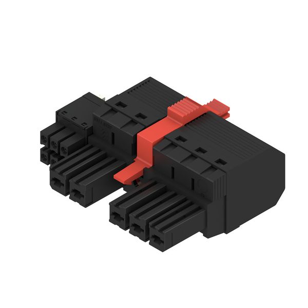 PCB plug-in connector, female plug, 7.62 mm, Number of poles: 5, 180°, PUSH IN with actuator, PUSH IN without actuator, Clamping range, max. : 10 mm², Box image 2
