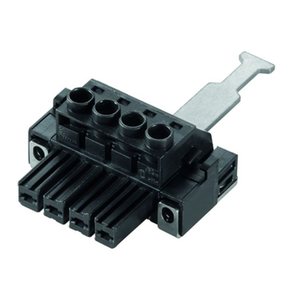 PCB plug-in connector, female plug, 7.62 mm, Number of poles: 6, 180°, Clamping yoke connection, Clamping range, max. : 10 mm², Box image 1
