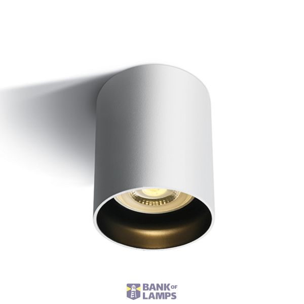 WHITE BLACK REFLECTOR GU10 10W DARK LIGHT image 1