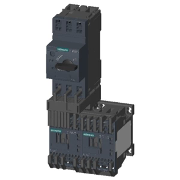 Load feeder, reversing starter, S00, 0.22-0.32 A, 230 V AC, 50/60 Hz, 150 kA image 1