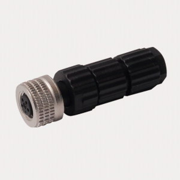 Field-Wireable Connector Female Connector M8 × 1/Ø 8 mm, Straight   H5141-0 image 1