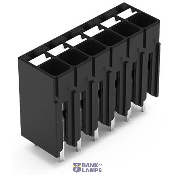 THR PCB terminal block push-button 1.5 mm² black image 1