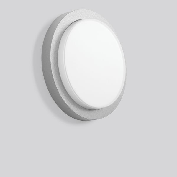CADERO disca, 9,5 W, 790 lm, 830, 840, silver, on/off Ceiling and wall image 1