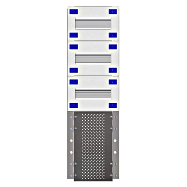 Combination Distributor Modular chassis 200mm 15HU, complete image 1