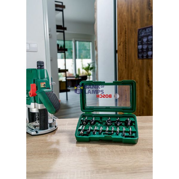 Router Bit Set 1/4" shank of 15 PCS image 1