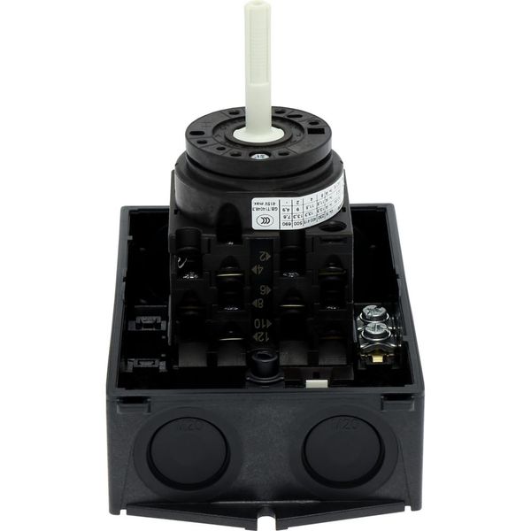 T0-3-15683/I1/SVB-SW Main switch, T0, 20 A, surface mounting, 3 contact unit(s), 3 pole, 2 N/O, 1 N/C, STOP function, With black rotary handle and locking ring, Lockable i image 37