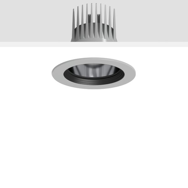 HELEDON maxi, 35 W, 4400 lm, 935, silver, DALI Recessed downlights, D  image 2