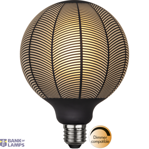 LED Lamp E27 G125 Graphic image 1