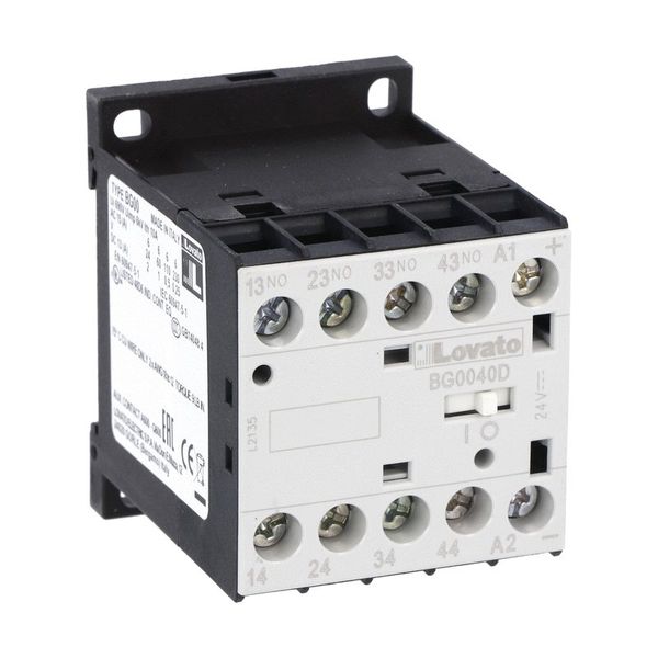 Control relay with DC coil, 220VDC, 4NO image 1