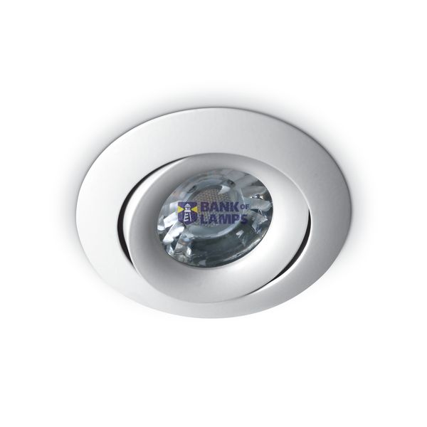 WHITE GU10 10W ADJUSTABLE image 1