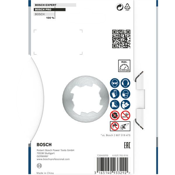 X-LOCK Best for Ceramic Extraclean Turbo diamond cutting disc 115x22.23x1.4x7 image 2
