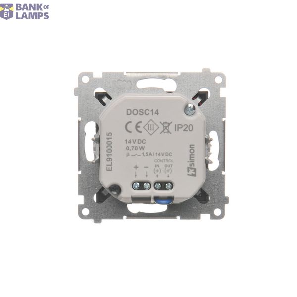 HDMI single socket, anthracite, metalic image 1