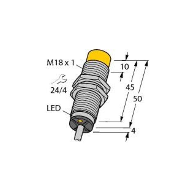 Inductive Sensor   NI12U-EM18-AN6X image 1