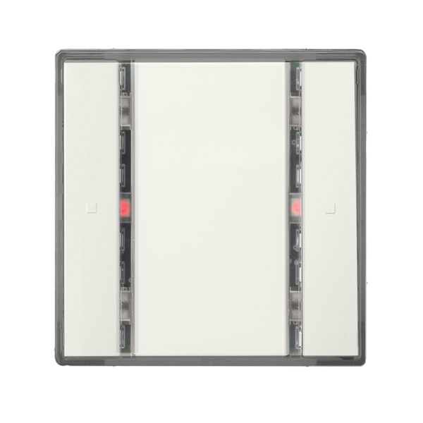 5WG12212DB13 - KNX Pushbutton, single, with status LED, titanium white, i-system image 1