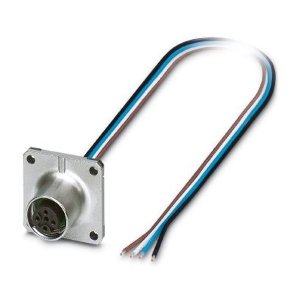 SACC-SQ-M12FS-4CON-20/0,5 - Device connector front mounting image 2