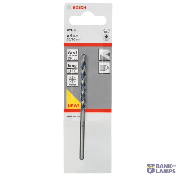 Concrete drill bit CYL-5 4 x 50 x 90 mm image 2