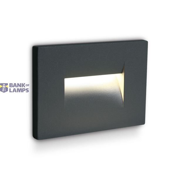 ANTHRACITE WALL RECESSED 3,6W WW IP65 100-240V image 1