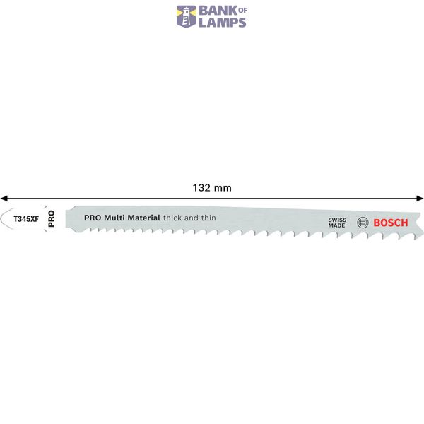 PRO Thick and Thin Multi Material T345XF Jigsaw Blade 2 pcs. image 1