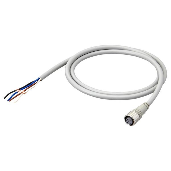 Sensor cable, Smartclick M12 straight socket (female), 4-poles, A code XS5F0008R image 3