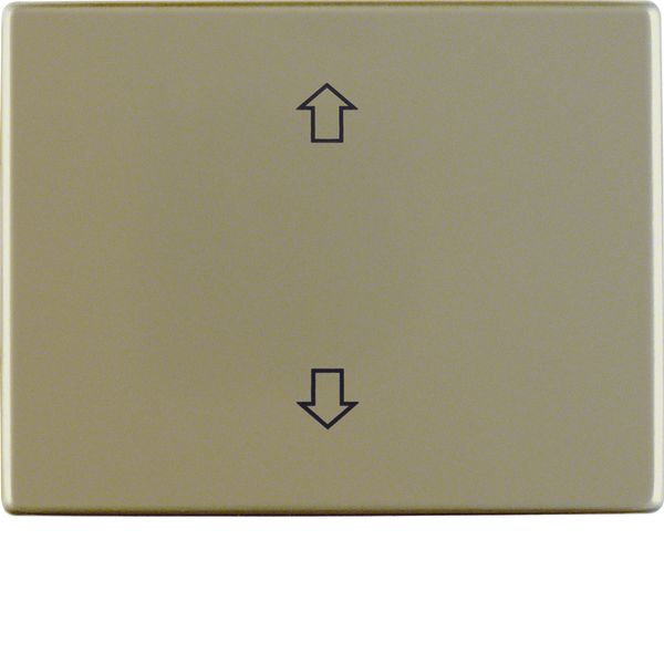 Rocker imprinted arrows symbol, arsys, light bronze matt, al. lacq. image 1