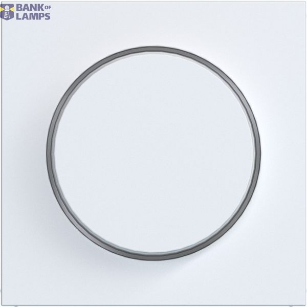 Rotary dimmer cover, A.x/C.x, matte light white image 1