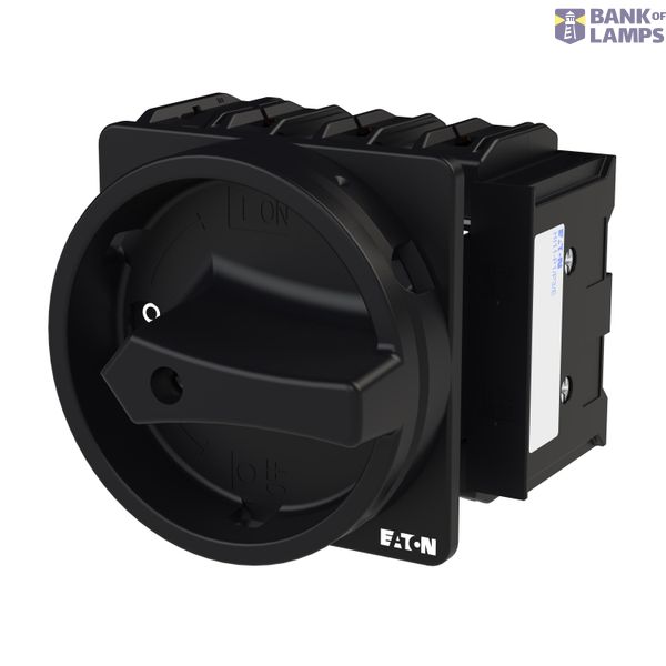 P3 Main switch, 80 A,Flush mounting, 4 pole, Form EA/SVB, Black, Door  image 3