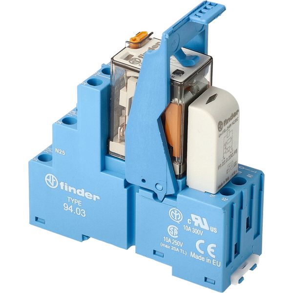 Rel. interface Mod.screw 3CO 10A/230VAC/Agni/LED/varistor (58.33.8.230.0060) image 2